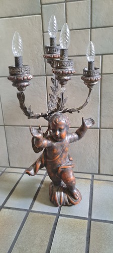 Antike puttenlampe wandlampe - antike, puttenlampe-wandlampe