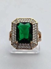 Großer Vintage Smaragd