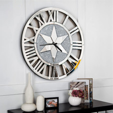 Wanduhr Luxus verspiegelt