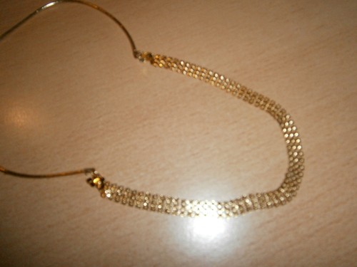 Damenhalskette goldfarben - 1,