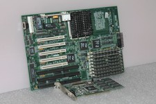 AT Pentium Pro 200 Mhz Mainboard Tyan S1662-PCB-03 Titan Pro - 196MB RAM So.8