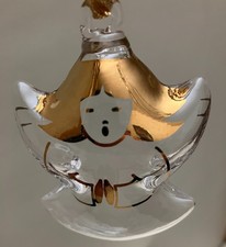 Holme Gaard Glasornament Betender Engel Goldene Weihnachten Ann- Sofi Romme 2001