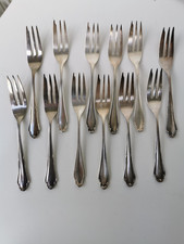 Martin 12 Kuchengabeln  Martin 90er Silberauflage versilbert Besteck