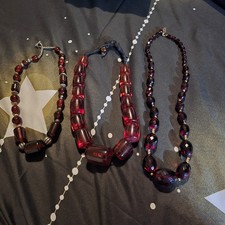 3 X Vintage Kirsche Bernstein