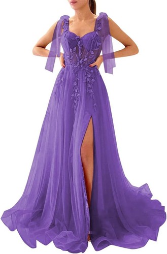 Applikationen tüll ballkleid - tüll,