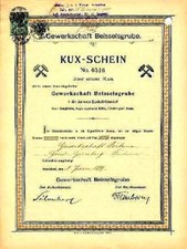 Beisselsgrube Quadrath-Ichendorf Kuxschein 99 Horrem Kerpen Bergheim Rheinbraun