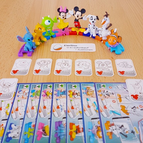 Disney alle 8 figuren - disney,