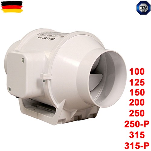 Turbo radial rohrventilator - turbo,