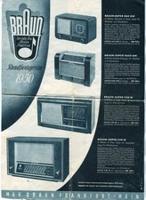 Uralter Falt-Prospekt