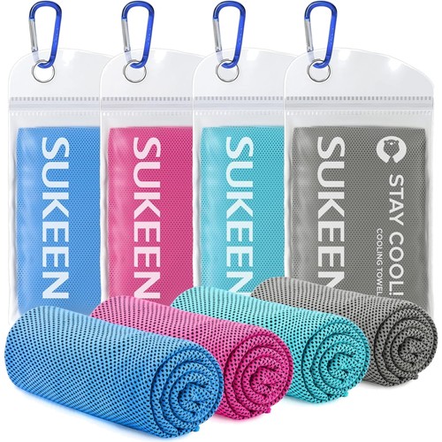 Kühltuch set mikrofaser - set, 4