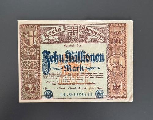 Notgeld ahrweiler 10 - ahrweiler,,