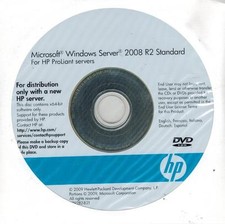 MS Windows Server 2008 Standard OEM Vollversion für HP Server 64Bit R2