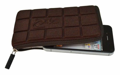 Croco super chocolate - chocolate, zipper