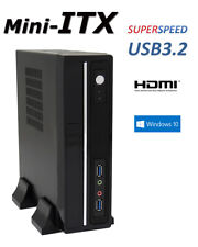 Mini-ITX PC Intel Pentium Quad 3,2Ghz 16GB 1TB SSD Windows 10 Computer lautlos