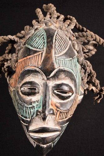 Afrikanische alte chokwe - chokwe, maske