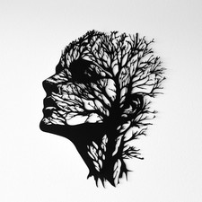 Wandtattoo Metall Wohnzimmer