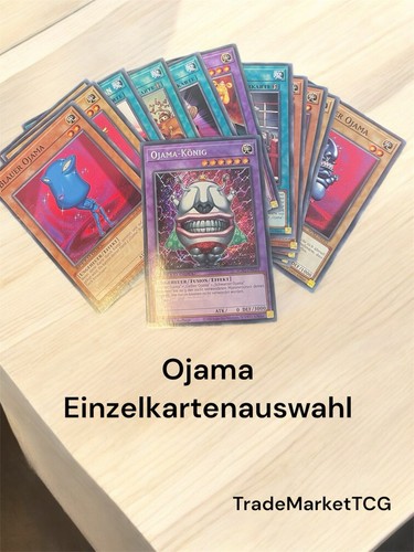 Yugioh ojama karten - ojama, karten/