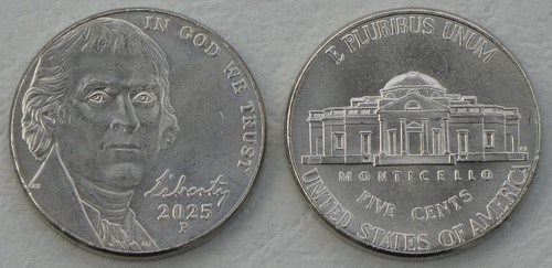 Usa cents nickel 2025 - 2025, unz.