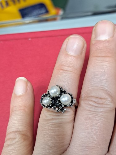 Boho chic statement - statement, ring
