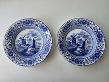 2 Wandteller Delfts Blauw