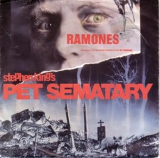 Ramones Stephen Kings Pet Sematary Vinyl Single 7inch NEAR MINT Chrysalis Re