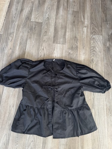 Damen bluse schwarz - h&m,
