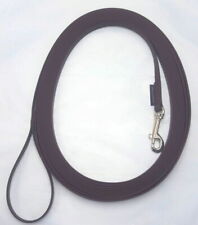 Biothane® Fährtenleine braun genäht Schleppleine Suchleine Hundeleine  2-30m