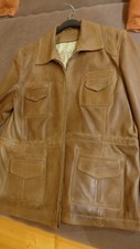 Damen  LederJacke , David Moore braun , Gr. 44