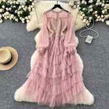 Elegantes Damen Kleid Lang