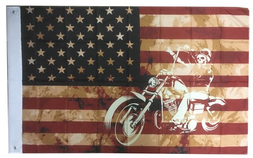 Motorrad fahne usa vintage - motorrad,
