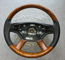 Mercedes-Benz orig. "Designo" Leder-Holz-Lenkrad W221 CL216 C216grau A2214600503