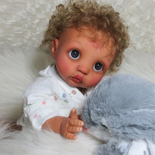 Black skin toddler painted - 16",