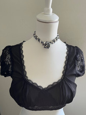 Trachtenbluse/Dirndlbluse/Spitzenbluse Stockerpoint Größe 38 schwarz