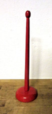 Adventskranzständer aus Holz alt rot 50er Jahre 41 cm hoch vintage