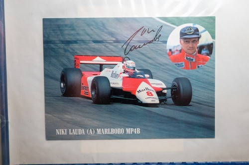 Niki lauda autogramm signiert - lauda,