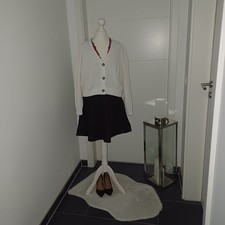 Strickjacke cremeweiß M L 40