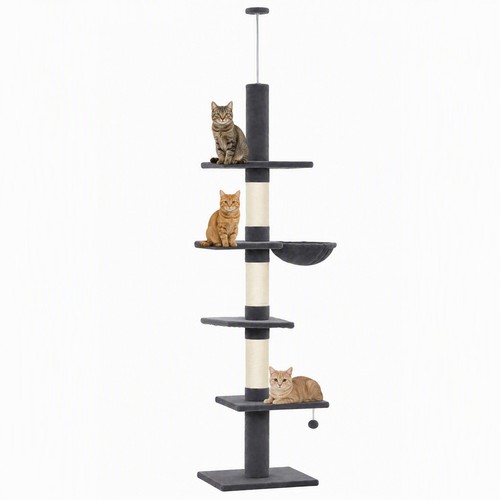 Kratzbaum deckenhoch 225 255 - kratzbaum,
