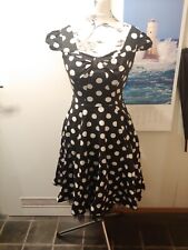 Kleid S Vintage Rockabilly Pin Up Gothic Jugendweihe Polka Dot Abendkleid Lolita