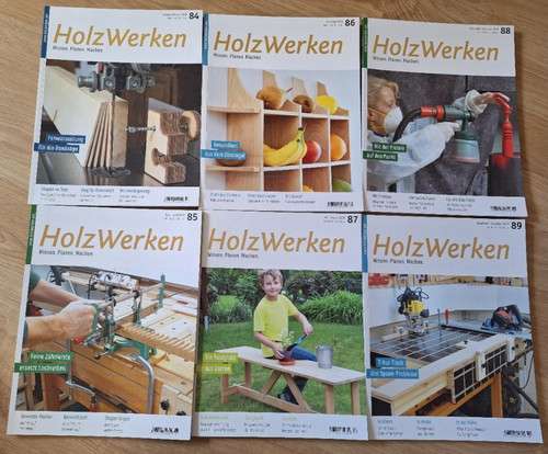 Zeitschrift holzwerken - 6x,