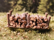 Preiser Holz H0 524 Holzster Holzstapel alt antik 50er Jahre