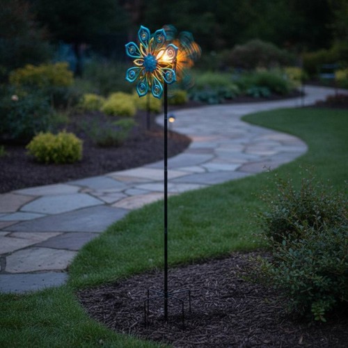 Solar windrad pfauen design - solar-windrad, pfauen-design