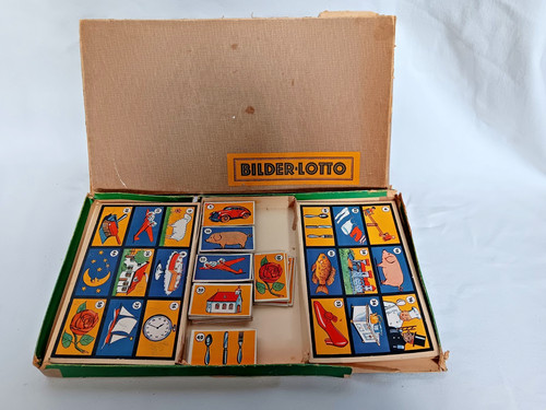 Altes bilder lotto lottospiel - altes,