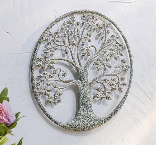 Metall wand bild baum - metall,