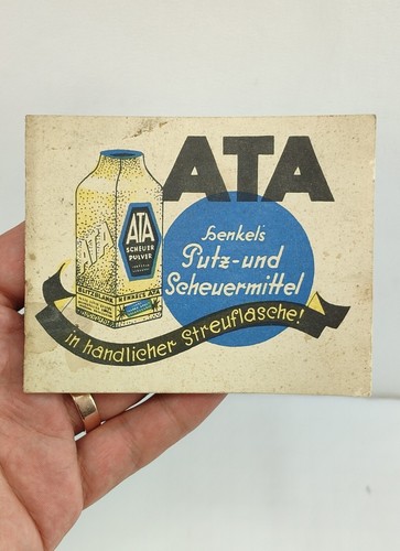 Werbung ata scheuer - ata, pulver