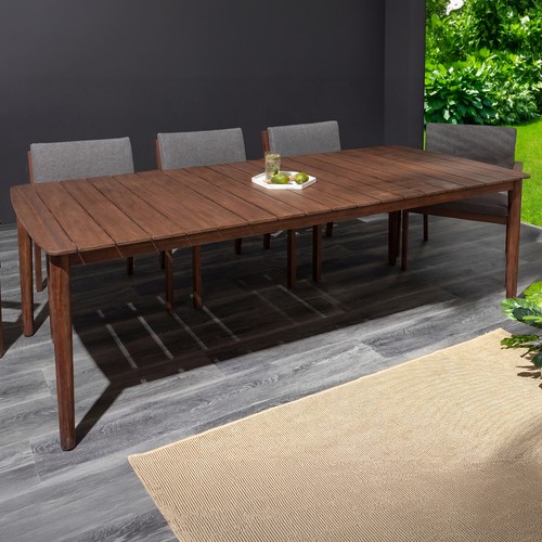 Massivholz gartentisch - massivholz,