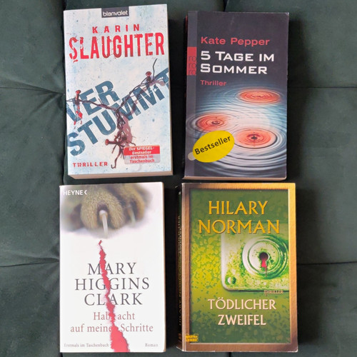 Thriller taschenbuch paket - 4x,