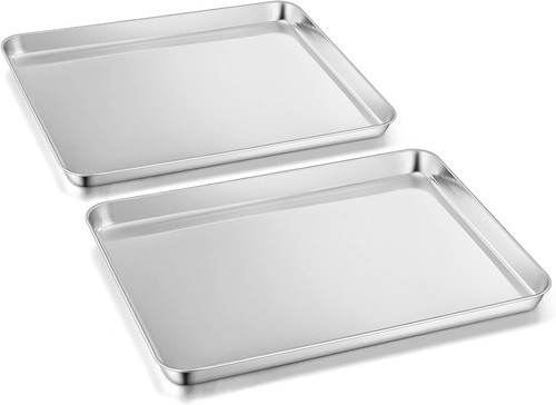 Backblech edelstahl set 40x30 - backblech,