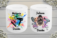Spardose Druck Friseur