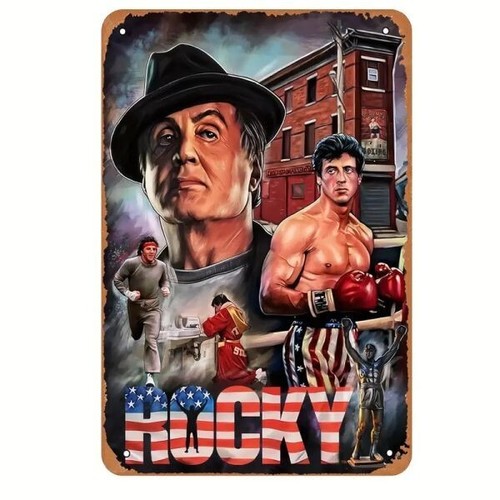 Blechschild rocky balboa - blechschild,