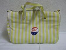 50er 60er Pepsi Cola Kühltasche gelb-weiß NOS Kunststoff Kult selten 50s 60s 